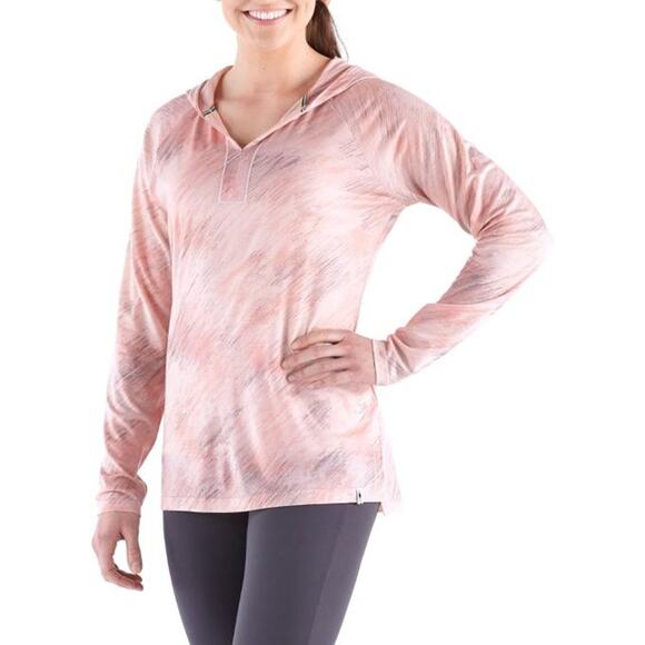 Smartwool Merino 150 Hoodie Horizon Baselayer Pullover Pink Size Medium - Picture 1 of 13